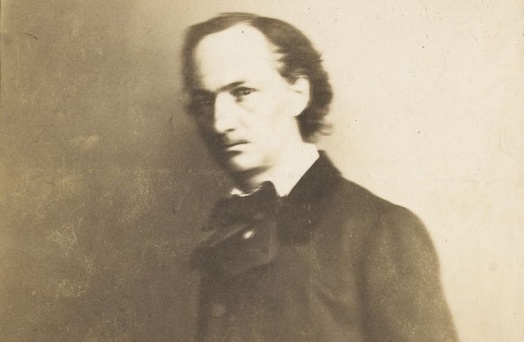 Portrait de Charles Baudelaire vers 1855, par Félix Nadar.