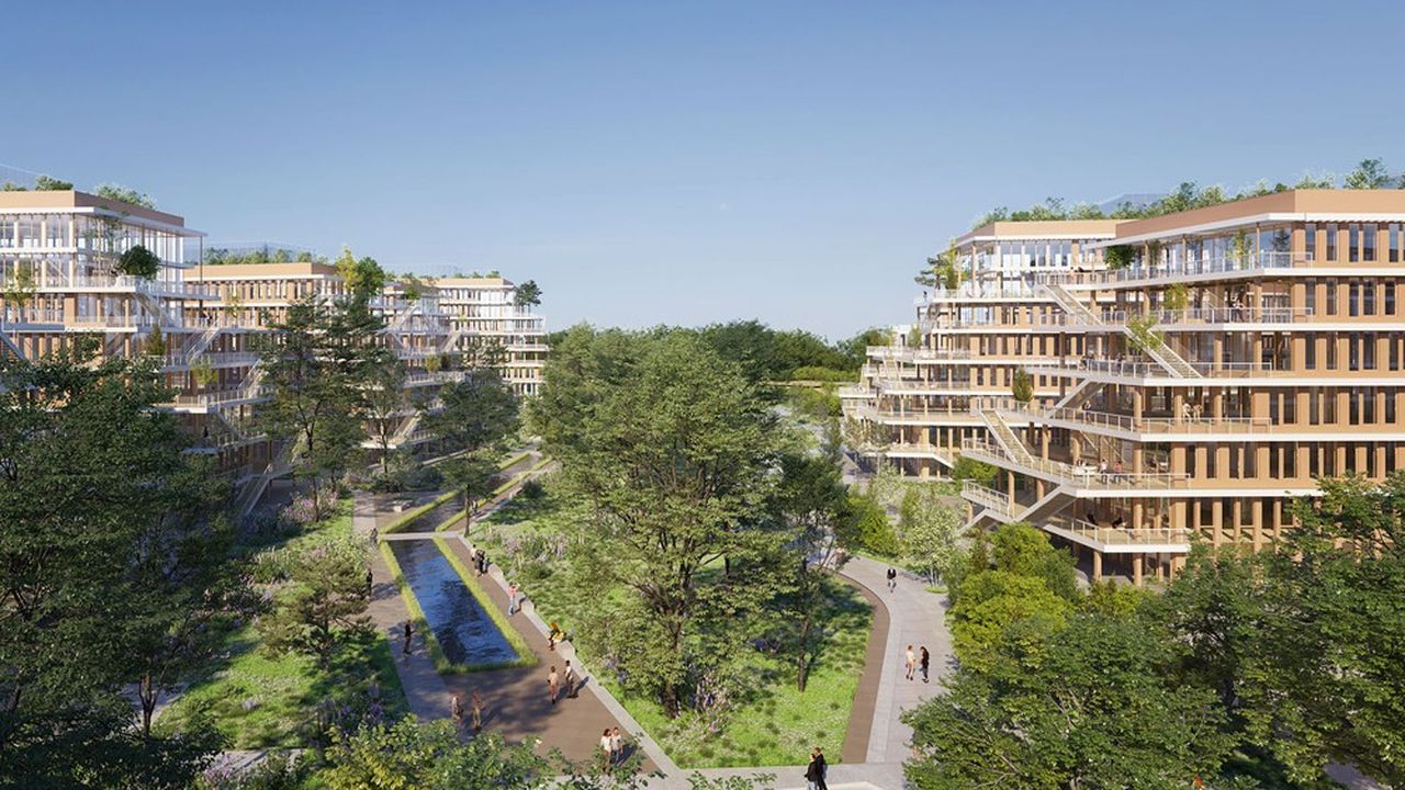 Le campus Arboretum, près de la Défense, en région parisienne.