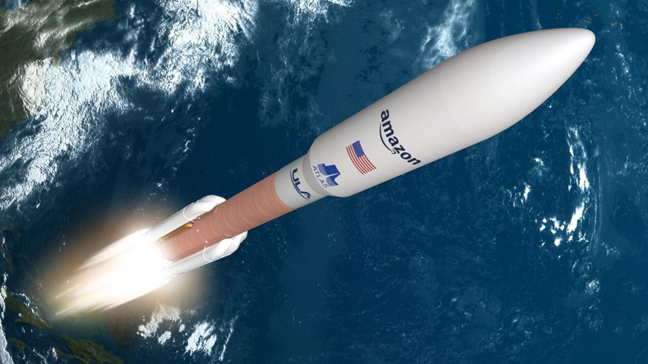 Amazon a choisi les fusées Atlas V de l'ULA pour envoyer ses premiers satellites en orbite basse.