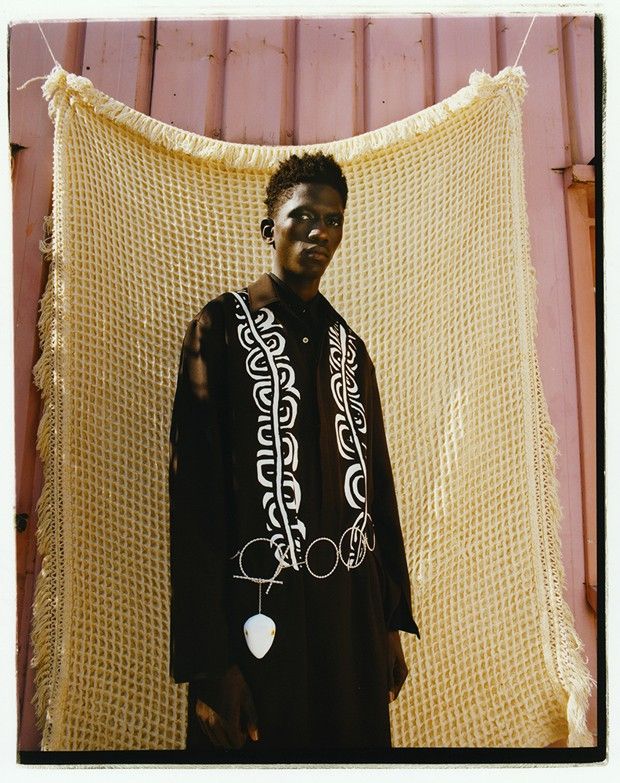 Collection hiver 2021 de Kenneth Ize. Le Nigérian était invité à la fashion week de Paris en janvier 2020.