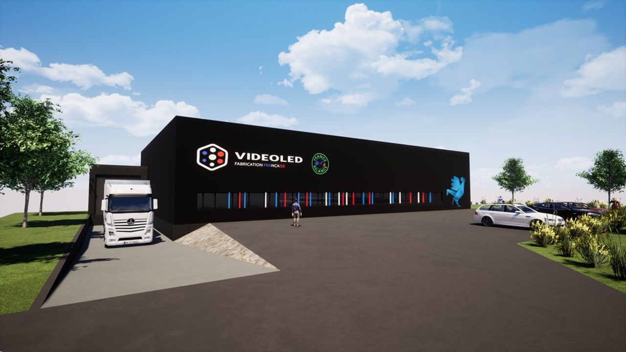 La nouvelle usine de production de dalles LED sera située à Landeronde (ouest de la Roche-sur-Yon).