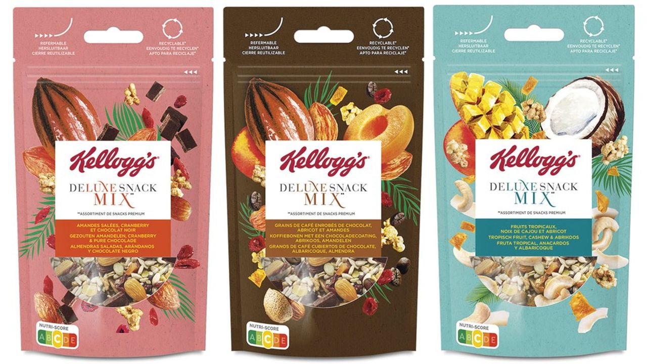 Lancés en avril, les assortiments Deluxe Snack Mix s'inscrivent sur le segment porteur des graines, noix et fruits.