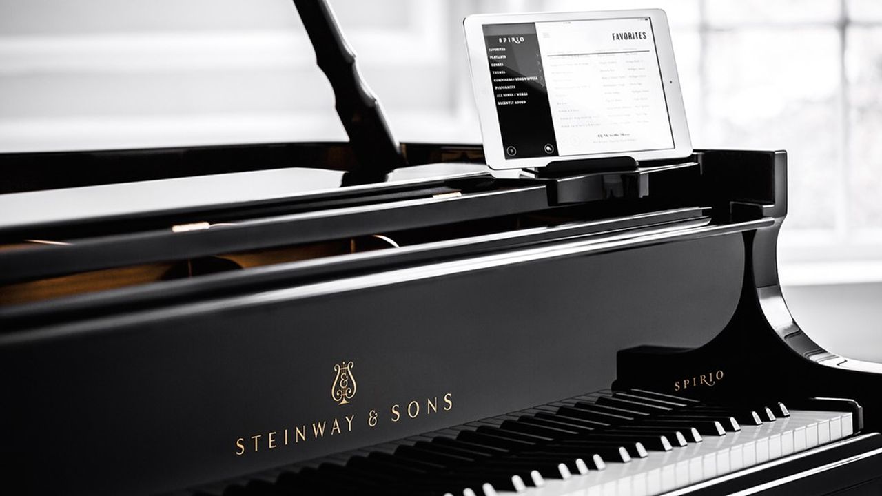 Un piano Steinway & Sons équipé de la technologie Spiro r.