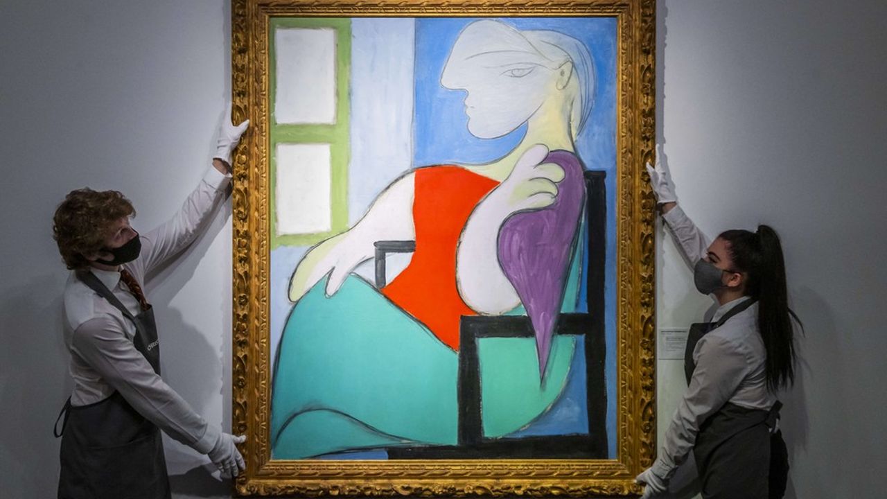 Femme assise près d'une fenetre (Marie-Therese), de Pablo Picasso