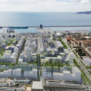 Le futur quartier des Fabriques, à Marseille.