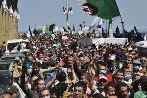 Lors d'une manifestation du Hirak à Alger, le 7 mai 2021.