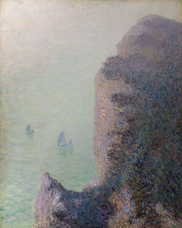 « Falaise d'Etretat», huile sur toile de Gustave Loiseau (1902).