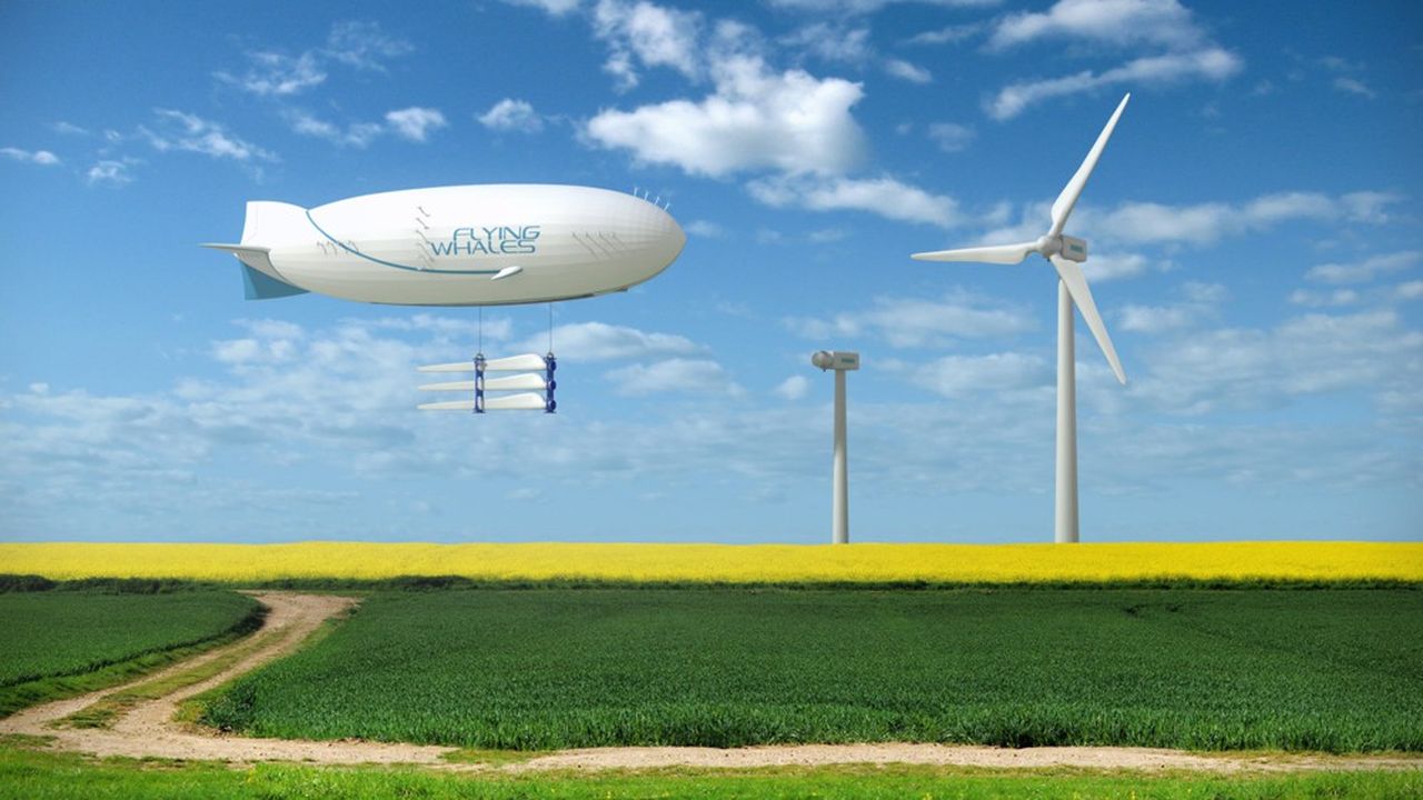 L'appareil conçu par Flying Whales sera en un géant de 200 mètres de long pour 50 mètres de diamètre utilisant de l'hélium.