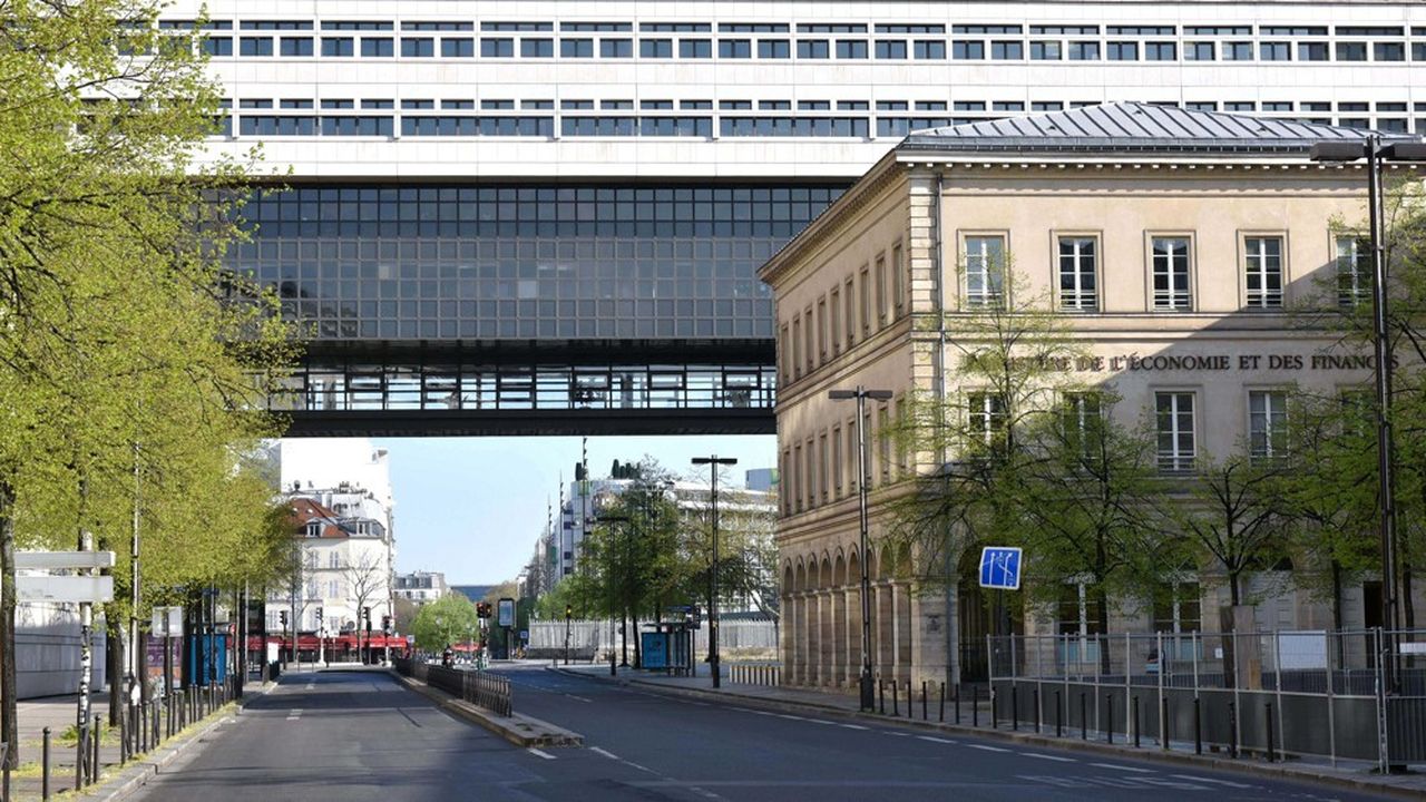 Le ministère de l'Economie et des Finances, à Paris.
