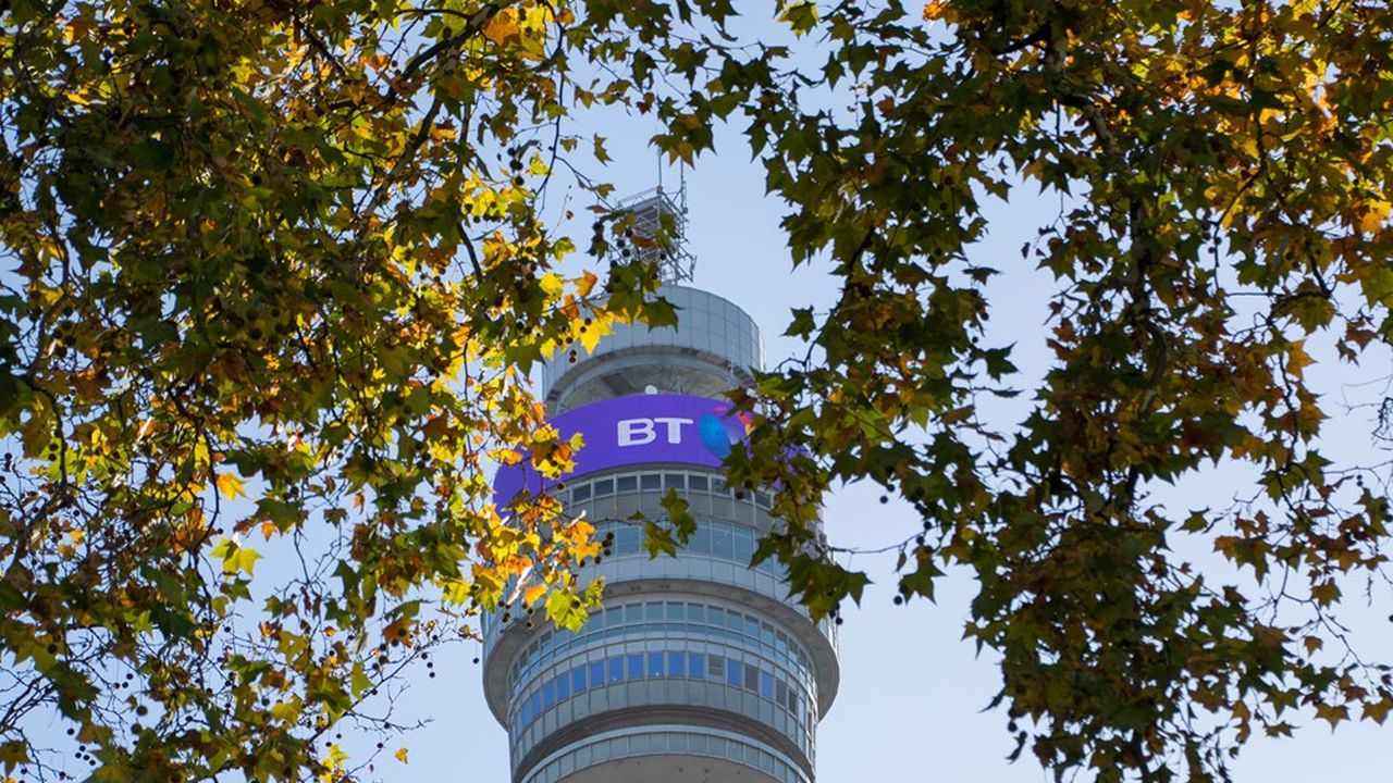 La tour BT, à Londres, fait partie des 10 % de bureaux que le groupe a prévu de conserver dans son plan de restructuration.