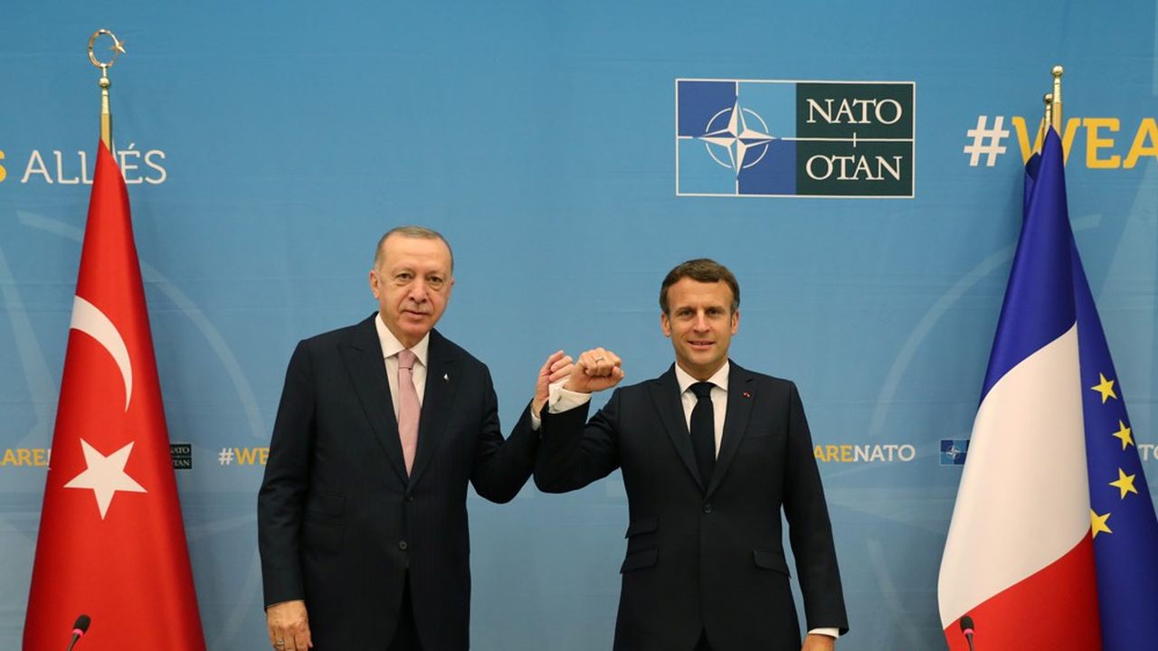 Le tête-à-tête entre les présidents turc et français a été « nourri et substantiel », selon l'Elysée.