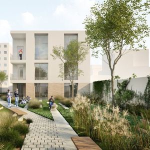 Un projet de résidence d'In'li à Montreuil. In'li est, avec CDC Habitat, l'un des plus gros pourvoyeurs de logements intermédiaires en France.