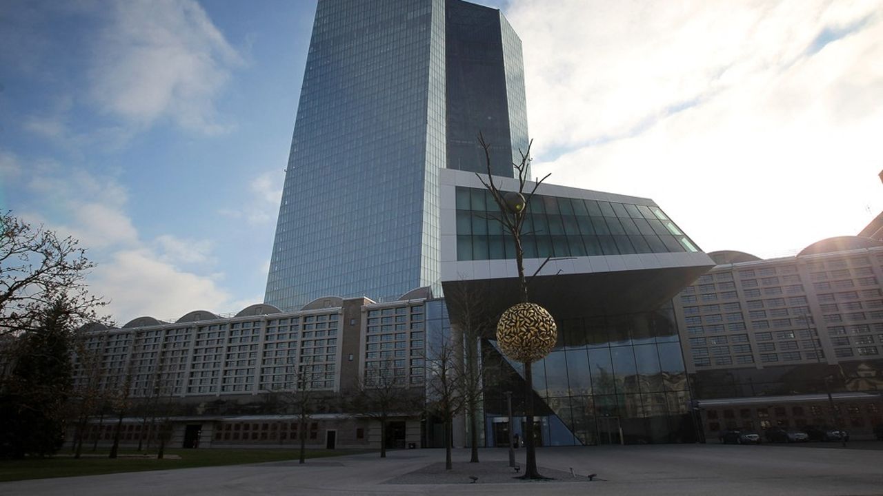 Le siège de la Banque centrale européenne à Francfort, en Allemagne.