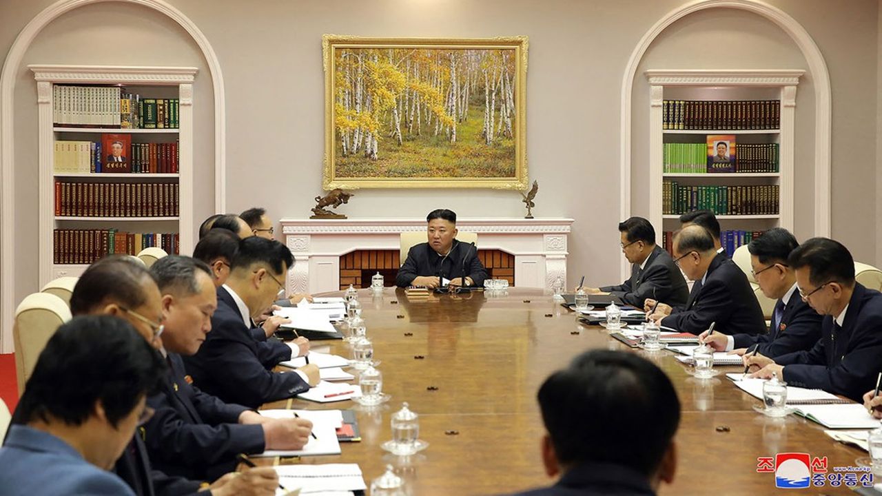 Kim Jong-un ne s'était pas exprimé sur les Etats-Unis depuis l'arrivée de Joe Biden à la Maison-Blanche.
