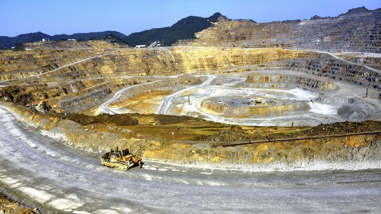 Une mine de cuivre en Chine.