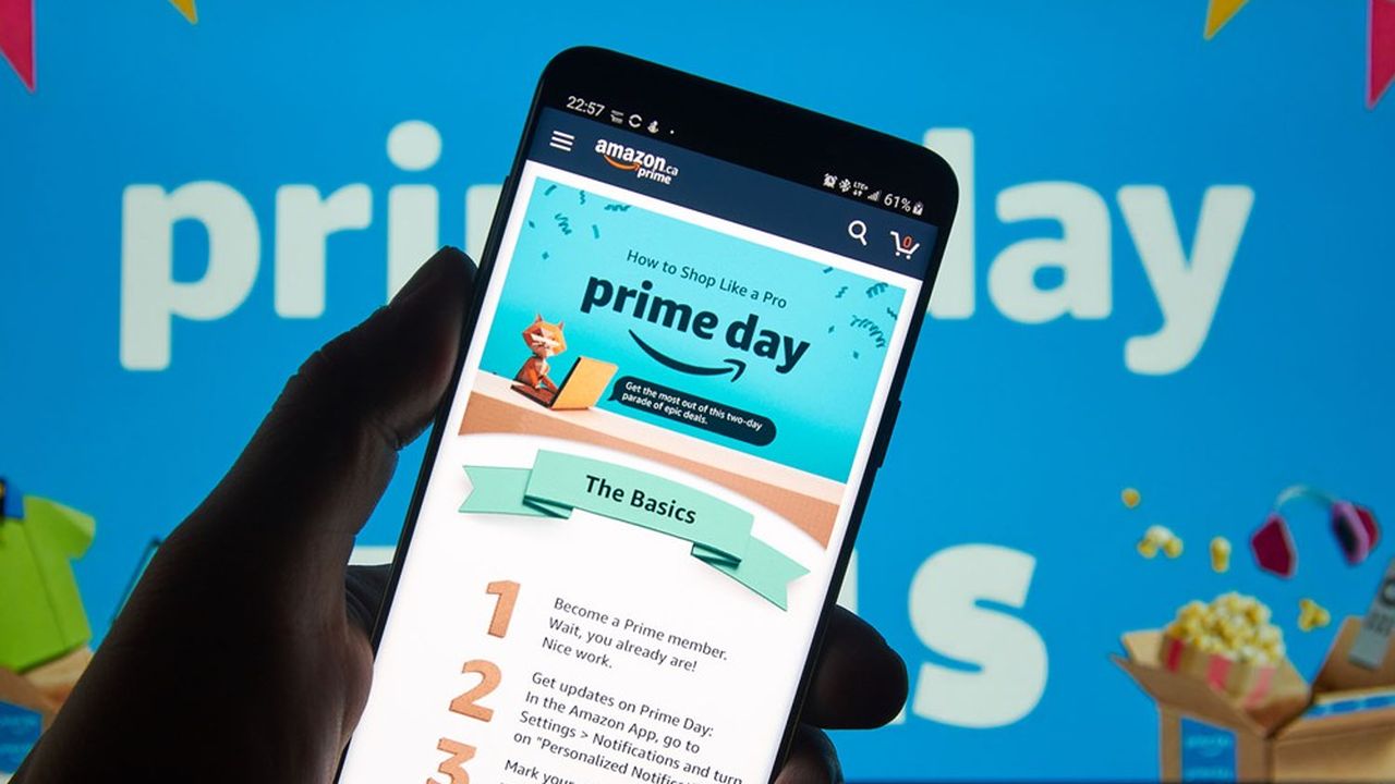 Le « Prime Day » d'Amazon a démarré ce lundi.