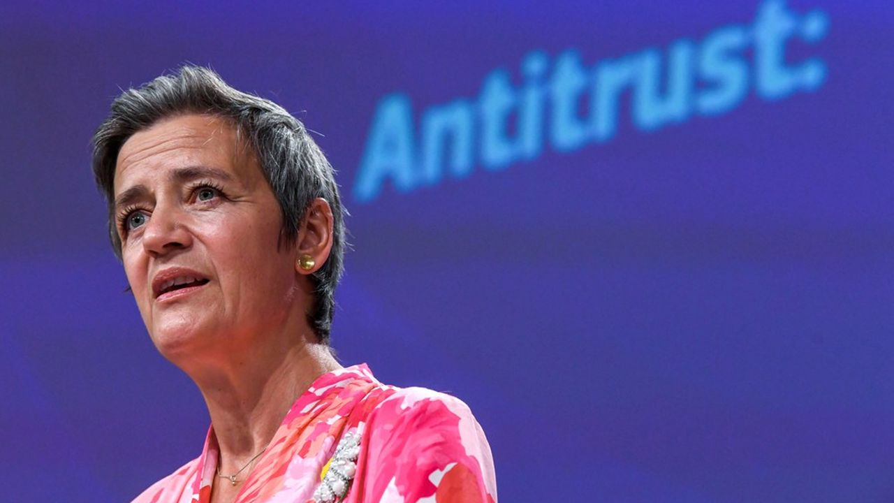 Margrethe Vestager, la vice-présidente de la Commission européenne en charge de la concurrence, a déjà condamné Google à trois reprises par le passé à des amendes cumulées de plus de 8 milliards d'euros.
