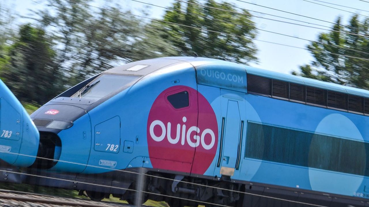 Ouigo, l'activité low cost de la SNCF, exploite des rames de plus de 630 places, en général accouplées deux par deux.