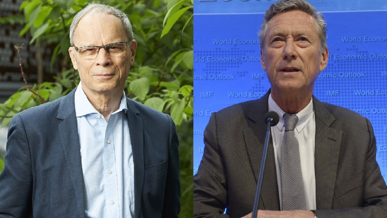 Jean Tirole, président honoraire de la Toulouse School of Economics, prix Nobel d'économie ; Olivier Blanchard, professeur émérite au MIT, ancien chef économiste au FMI.