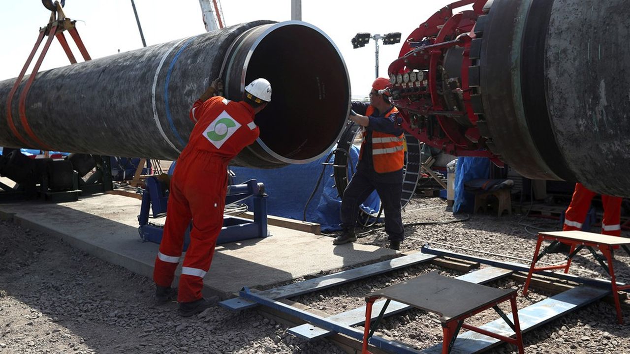 Gazprom, le géant du gaz russe, met les bouchées doubles afin que son gazoduc Nord Stream 2 soit en service à l'automne. Il reliera la Russie à l'Allemagne en passant sous la mer Baltique.