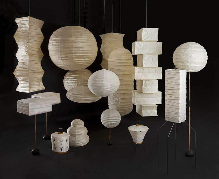 Florilège de lampes Akari, Wa Design Gallery / Atelier 13.