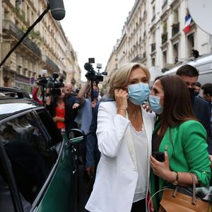 Valérie Pécresse quitte le siège de son parti ce dimanche après l'annonce des résultats.