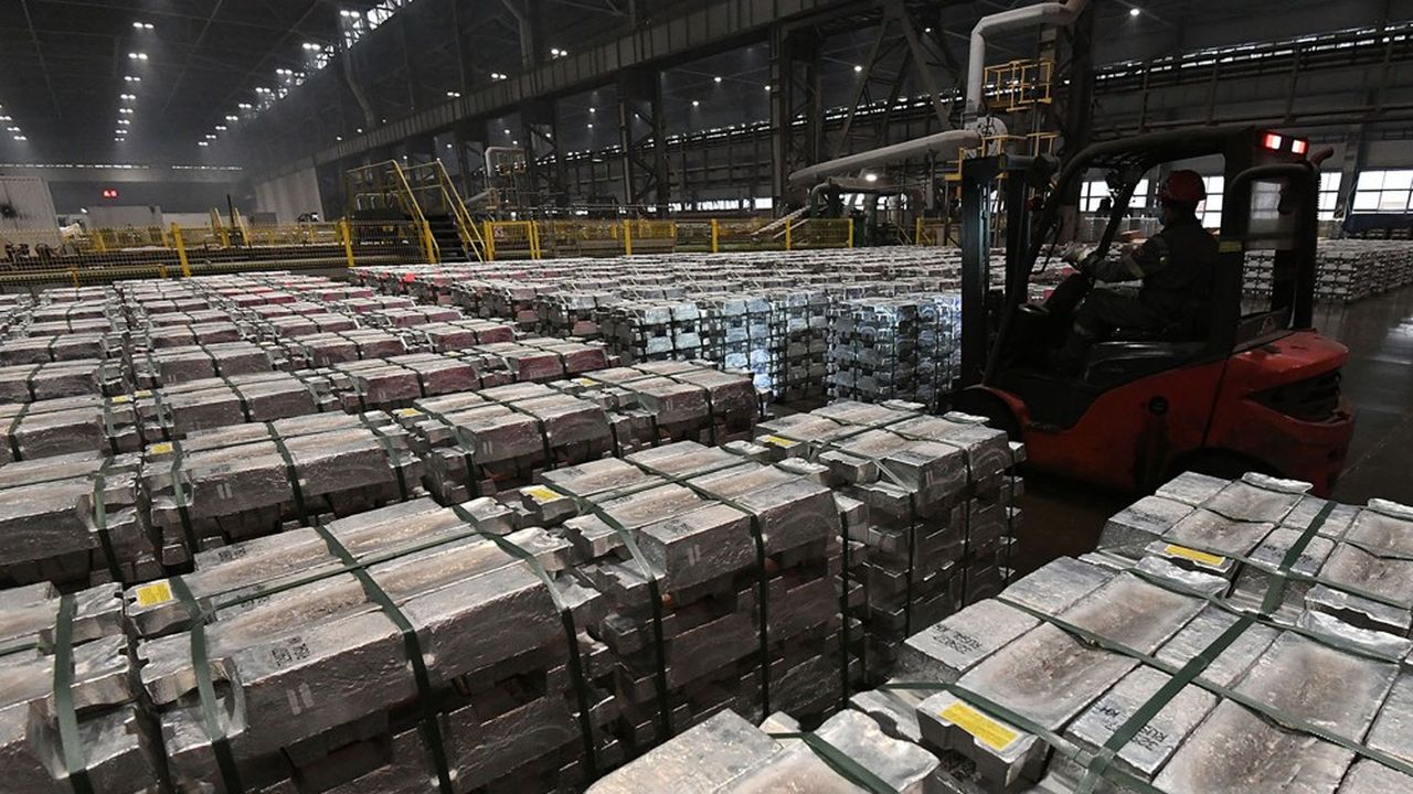 La Russie représente 10 % de la production mondiale d'aluminium.