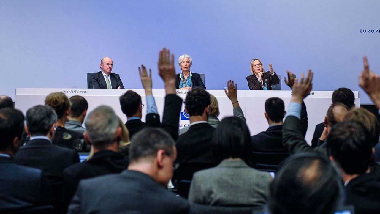 Christine Lagarde, la présidente de la BCE, à Francfort, le 12 décembre 2019.