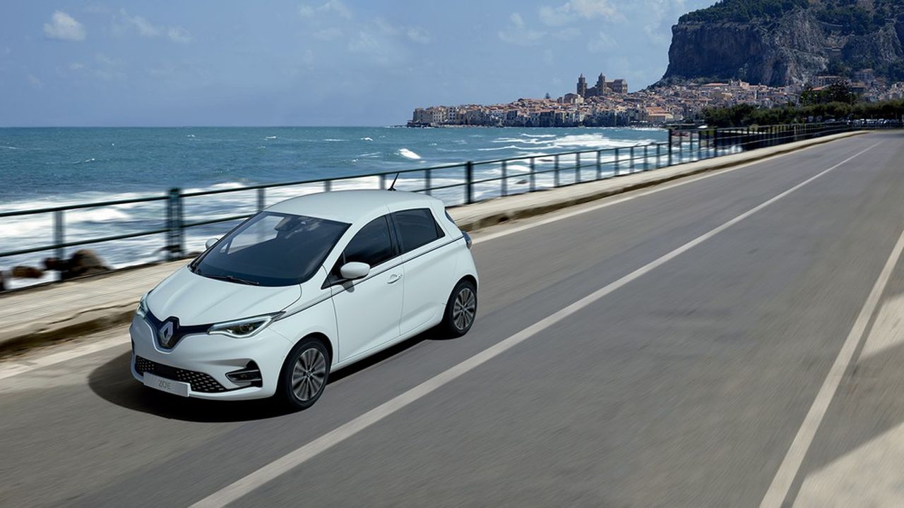 La Zoé de Renault, best-seller européen sur le marché des voitures électriques.