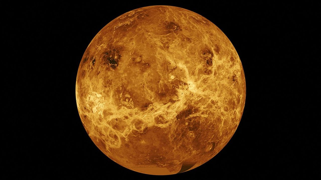 Vénus, la « jumelle infernale » de la Terre, et notre plus proche voisine dans le Système solaire.