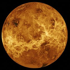 Vénus, la « jumelle infernale » de la Terre, et notre plus proche voisine dans le Système solaire.