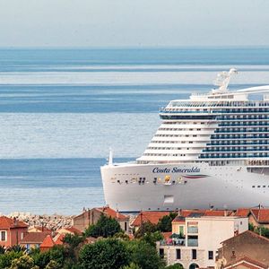 Le paquebot « Costa Smeralda » de Costa Croisières au départ de Marseille dimanche 4 juillet.