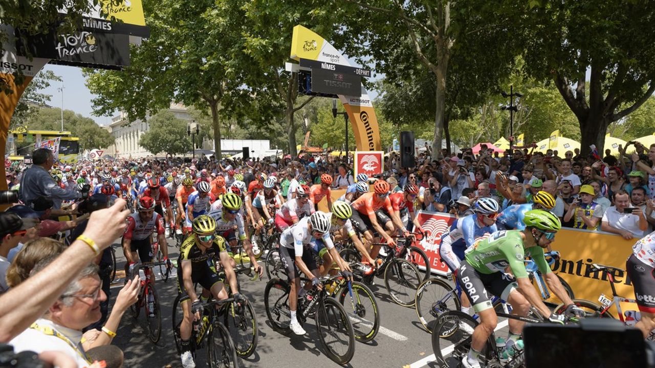 Le Tour de France va passer à Nîmes pour la 19e fois.