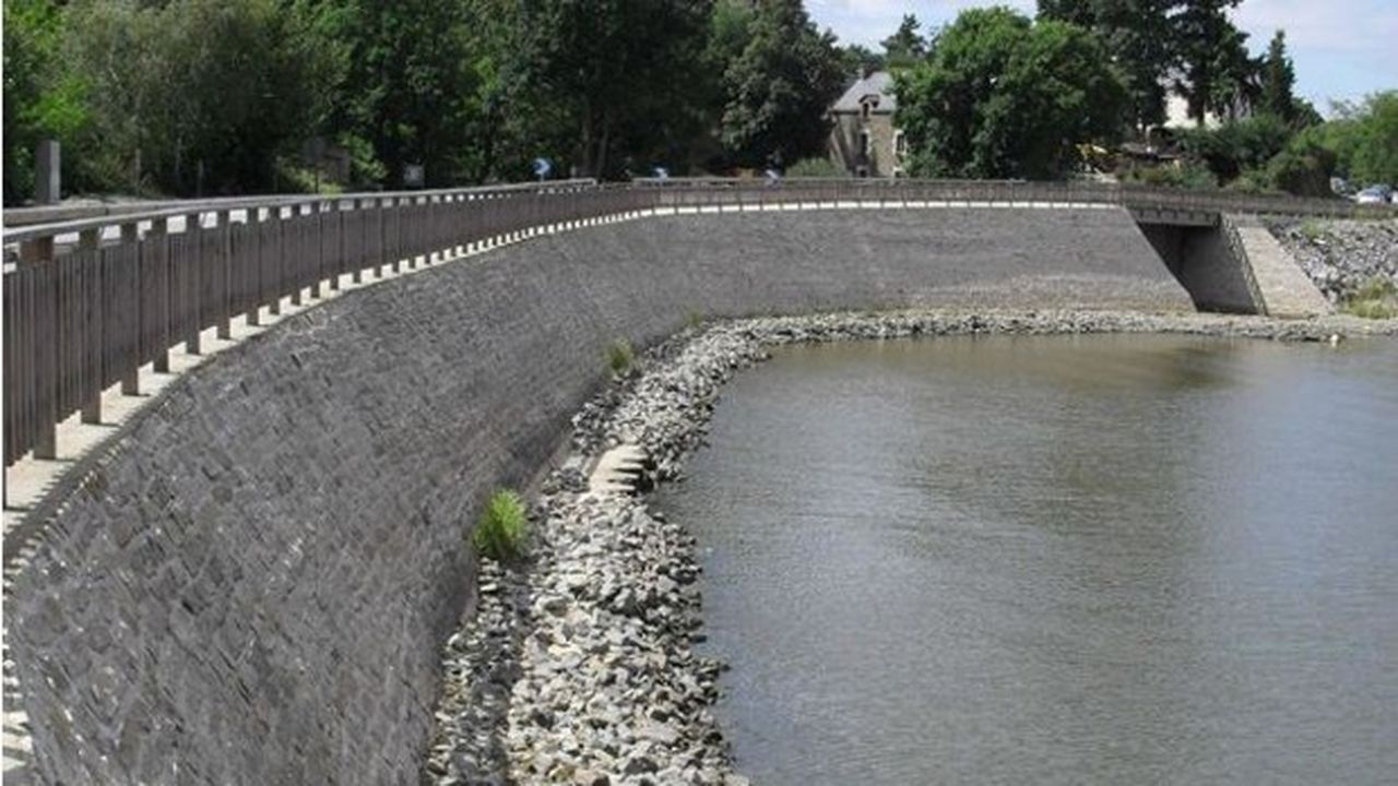 Les travaux engagés visent à totalement sécuriser le barrage du Lac au Duc.