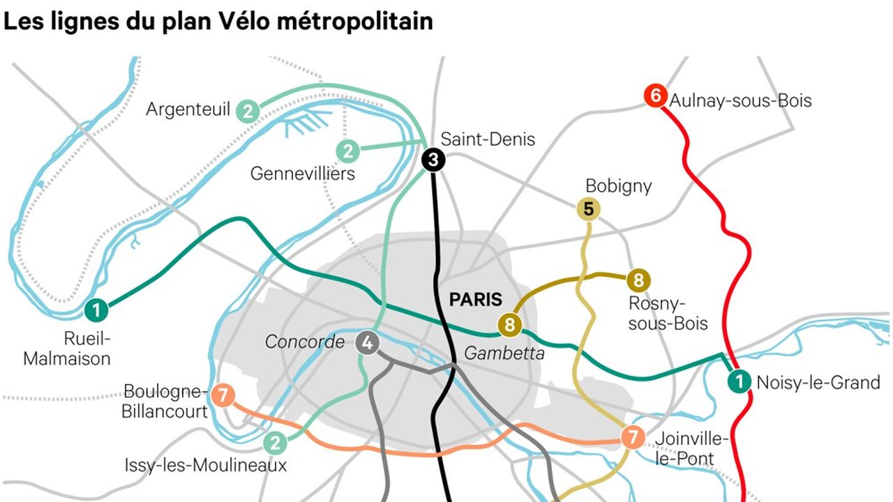 Les nouvelles pistes se veulent complémentaires du réseau RER Vélo déjà lancé par la région.