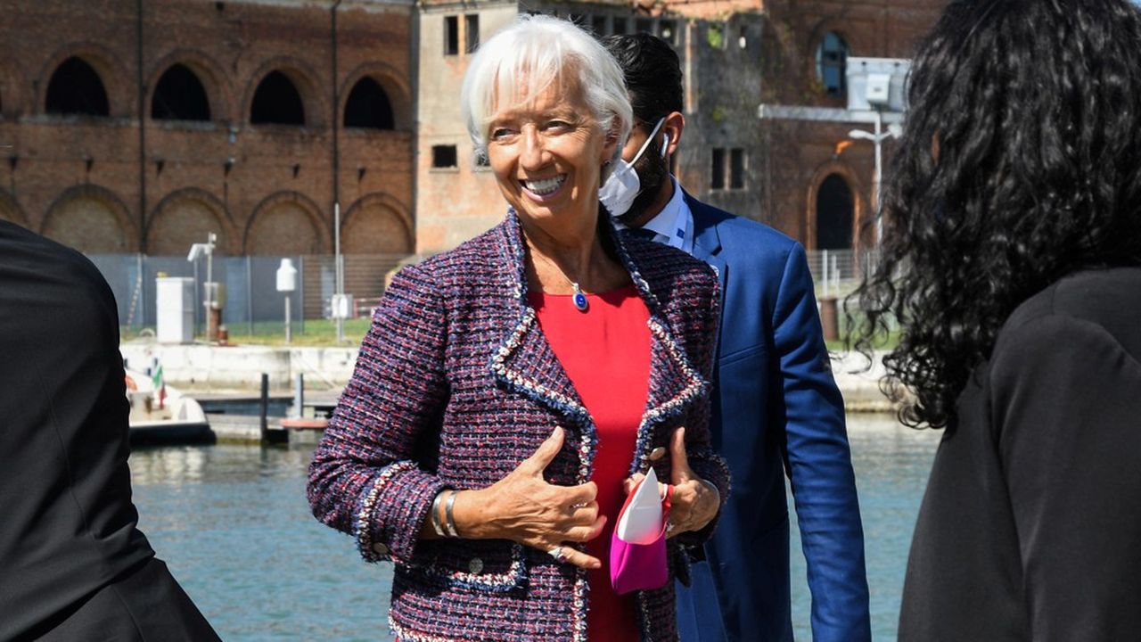 Christine Lagarde, la présidente de la BCE, a participé au sommet du G20 qui s'est tenu à Venise le week-end dernier.