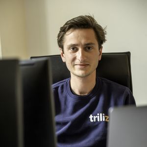 Victor Thion, 26 ans, a fondé Triliz, une start-up spécialisée dans l'informatique à destination des entreprises.