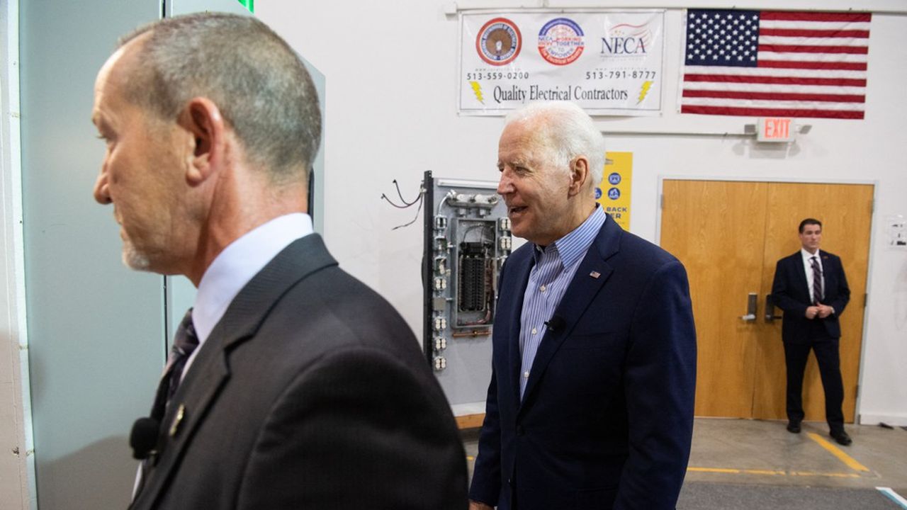 « Je viens d'une tradition […] où quand on se serre la main, on tient parole », s'est irrité Joe Biden en déplacement dans l'Ohio.