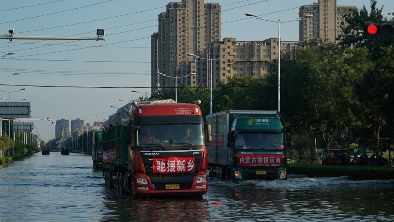 Des inondations spectaculaires dans la province centrale du Henan ont fait plus de 70 morts et des milliards de yuans de dégâts en juillet.