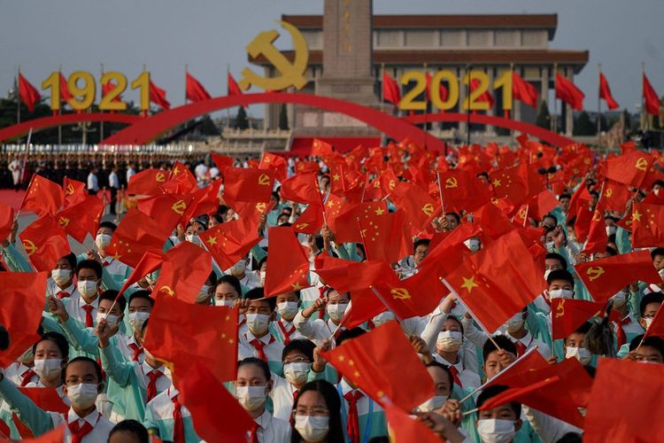 Les célébrations des 100 ans du Parti communiste chinois.