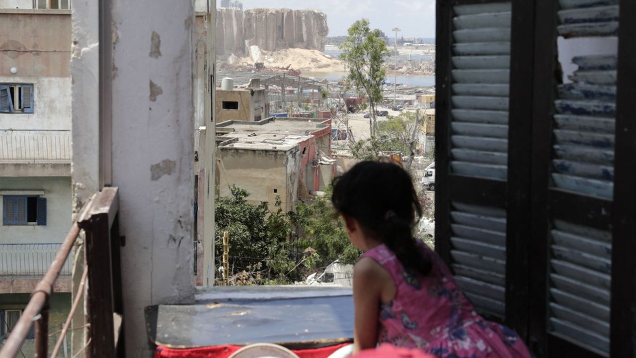 Les enfants libanais ont été traumatisés par l'explosion qui a dévasté la ville le 4 août 2020.