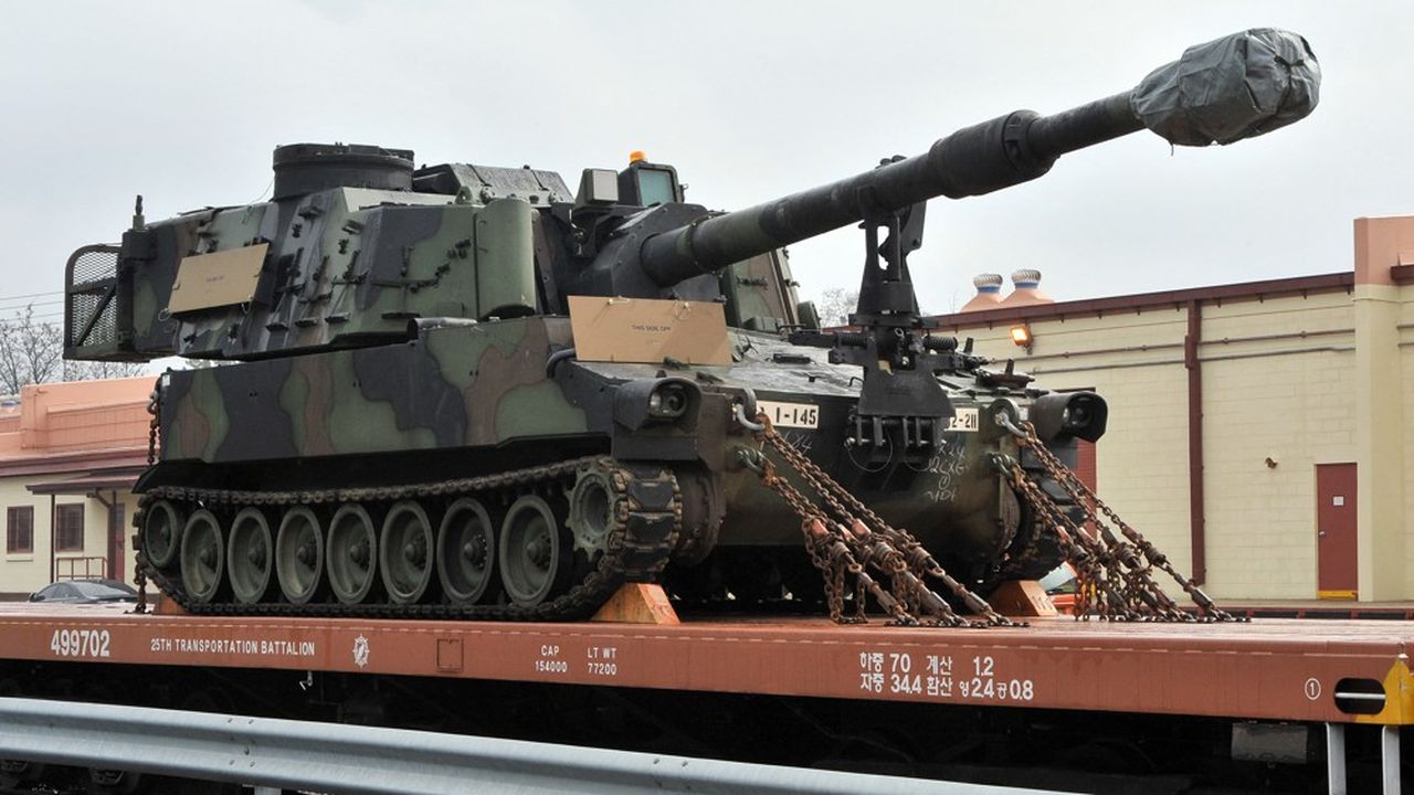 Les canons automoteurs M109A6 vendus par Washington permettraient à Taïwan de se défendre contre des tentatives de débarquement sur ses côtes