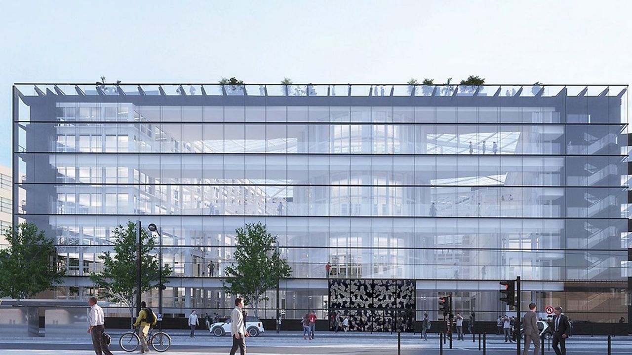 PariSanté Campus va s'installer jusqu'en 2028 dans l'immeuble de bureaux « Fresk » à Issy-les-Moulineaux, dont il occupera 14.000 m2.