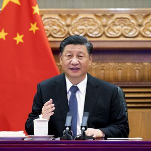 Le président chinois Xi Jinping .