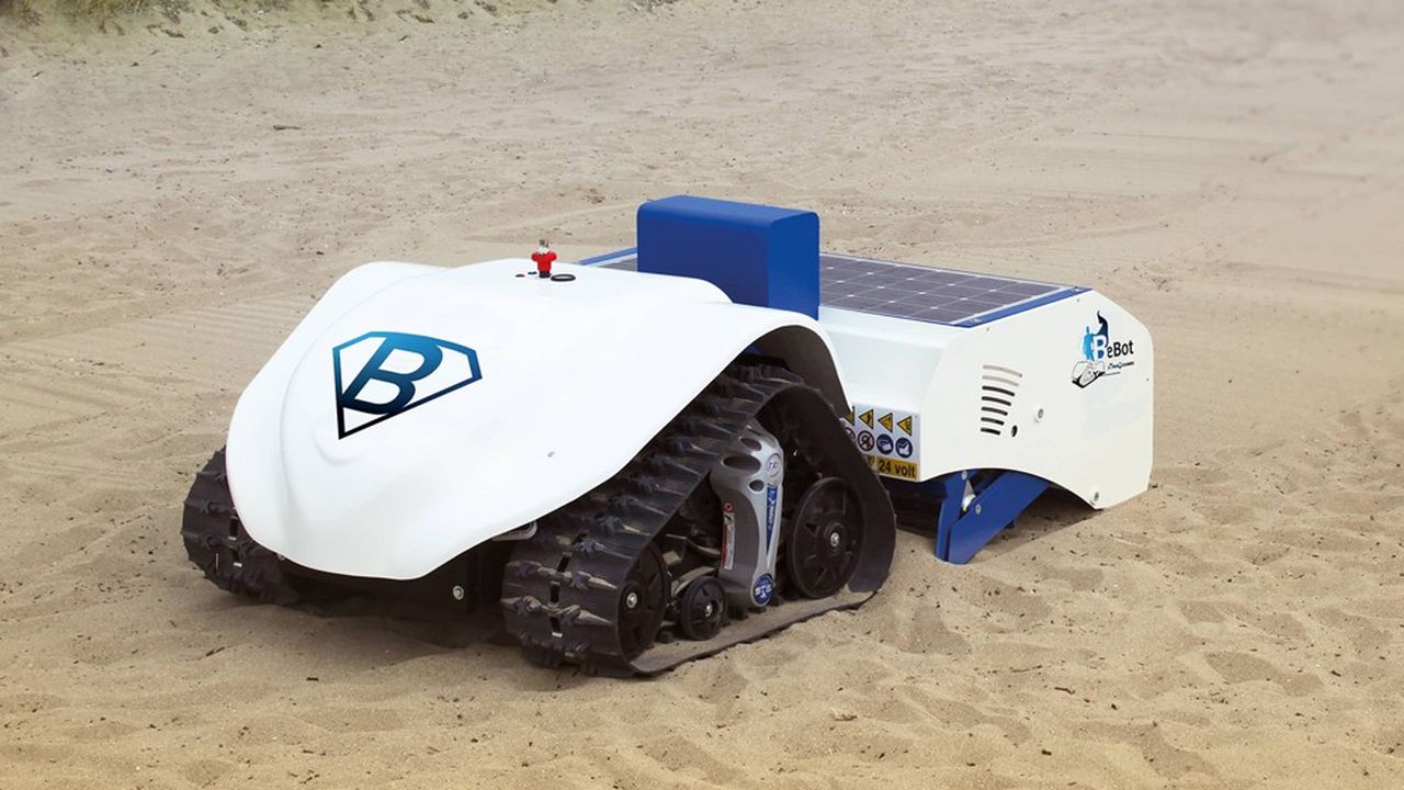 Poralu Marine a déjà commercialisé une vingtaine d'exemplaires de son robot BeBot auprès de plages de luxe en Italie et au Moyen-Orient.