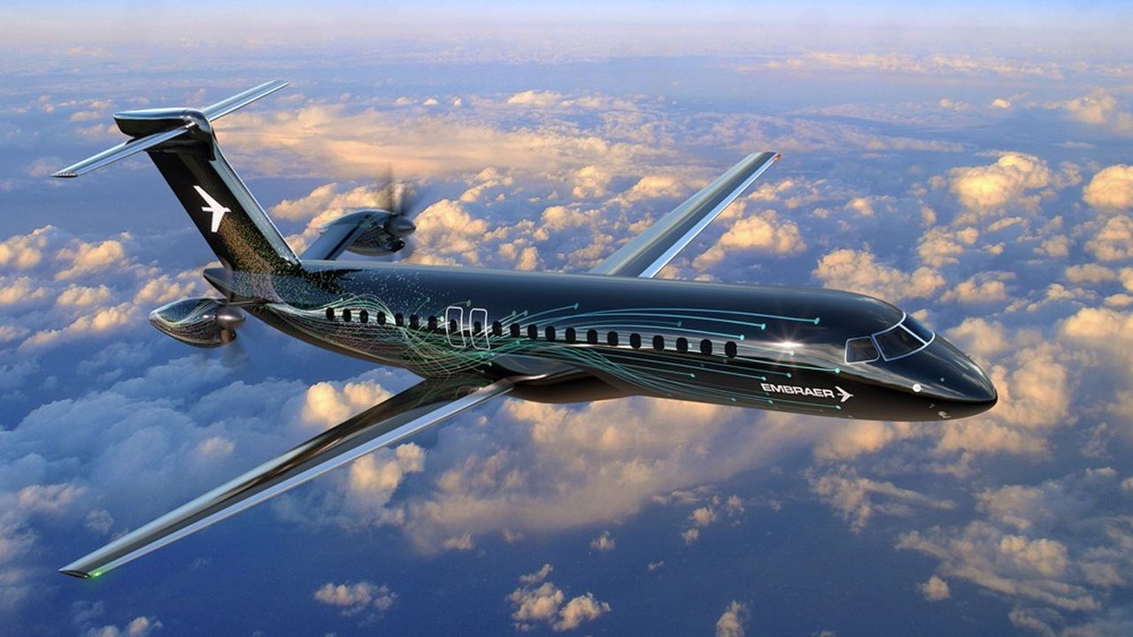 Le projet d'avion régional à hélice d'Embraer rompt avec l'architecture classique des turboprops.