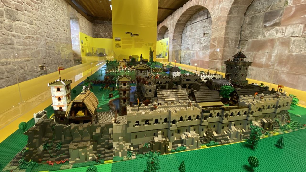 Des maquettes en Lego du château sont exposées actuellement.