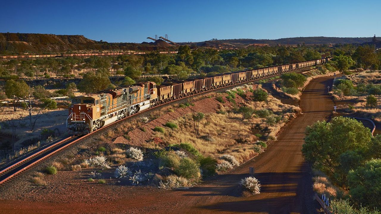 Une exploitation de minerai de fer en Australie occidentale.
