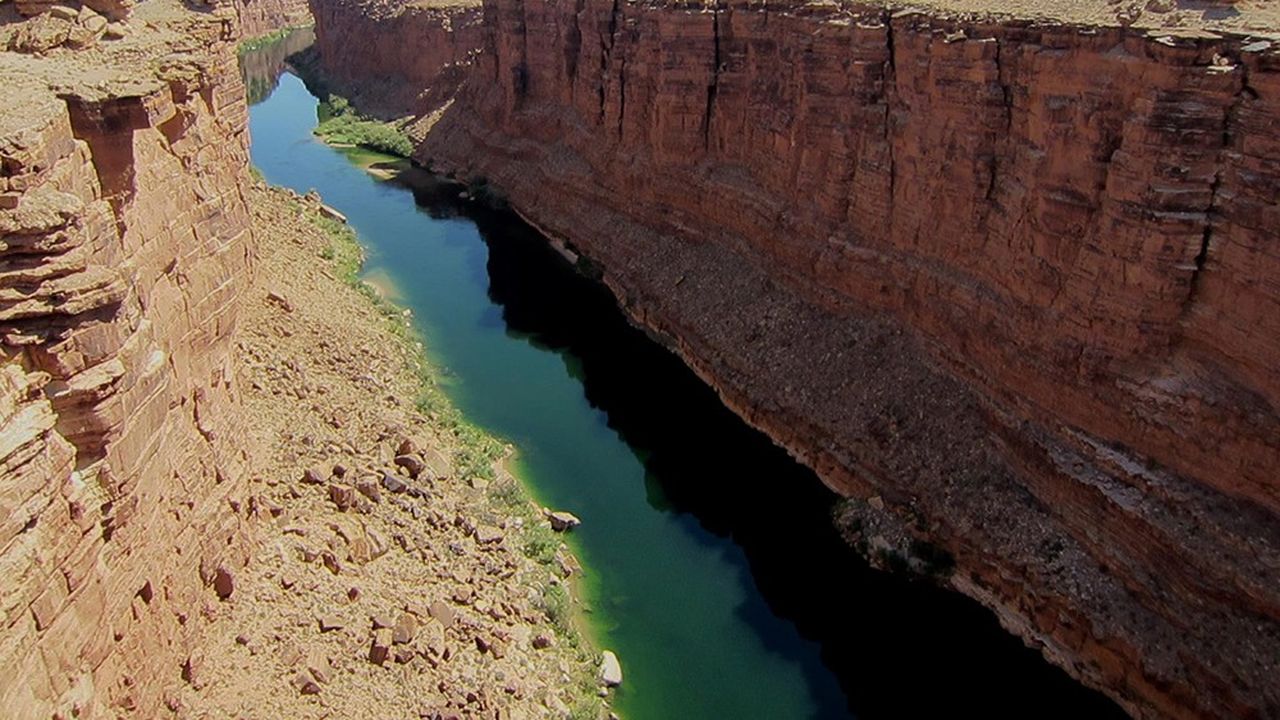 Le Colorado River dans le parc du Grand Canyon, en Arizona.