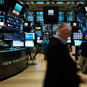 Des traders au New York Stock Exchange.